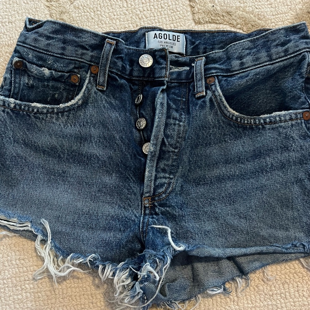 Agolde cut off shorts